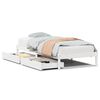 vidaXL Cama sem colch&atilde;o 90x200 cm madeira de pinho maci&ccedil;a branco