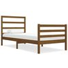 vidaXL Estrutura cama pequena solteiro 75x190 cm pinho castanho mel