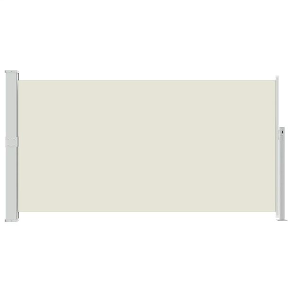 vidaXL Toldo lateral retr&aacute;til para p&aacute;tio 170x300 cm creme