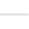vidaXL Soleira de Janela Branco 120 x 10 x 4,5 cm PVC