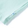 T-shirt infantil menta-claro 140