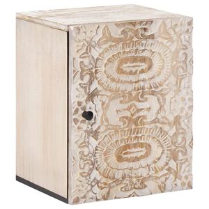 vidaXL Arm&aacute;rio de Banheiro Suspenso Branco 38 x 33,5 x 48 cm