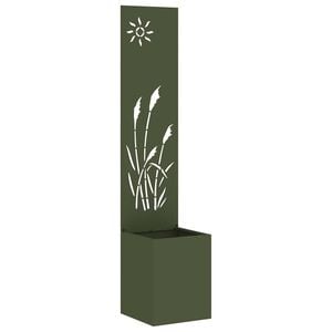 vidaXL Tela de Privacidade para Jardim Verde-oliva 32 x 32 x 150 cm