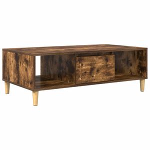 vidaXL Mesa de centro Carvalho Defumado 102 x 55 x 35 cm