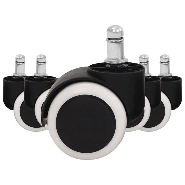 vidaXL Rodas para cadeiras de escritório 5 pcs
