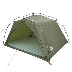vidaXL Tenda t&uacute;nel 4 pessoa Verde-Azeitona