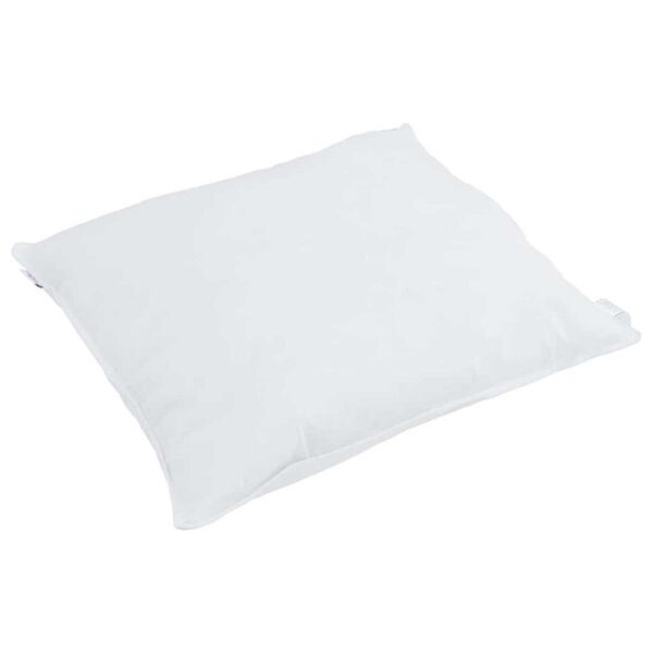 vidaXL Almofada com travesseiro 2 pcs Branco 80 x 80 cm Pena