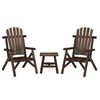 vidaXL 3 pcs conjunto lounge de jardim madeira de abeto maci&ccedil;a