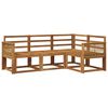 vidaXL Conjunto de Sof&aacute;s para Exterior 4 pcs Natural