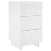 vidaXL Arm&aacute;rio de Cabeceira Branco 33,5 x 34,5 x 60 cm