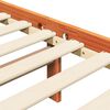 vidaXL Estrutura da Cama Marrom Cera 205,5 x 185,5 x 100 cm