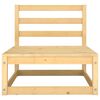 vidaXL 6 pcs conjunto lounge de jardim pinho maci&ccedil;o