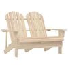 vidaXL Cadeira de jardim Adirondack 2 lugares abeto maci&ccedil;o