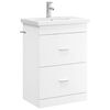 vidaXL Conjunto de M&oacute;veis para Banheiro Branco 61 x 40 x 84,5 cm