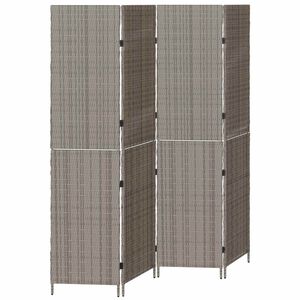 vidaXL Divisor de Ambiente Cinzeto 195 x 180 cm vime PE