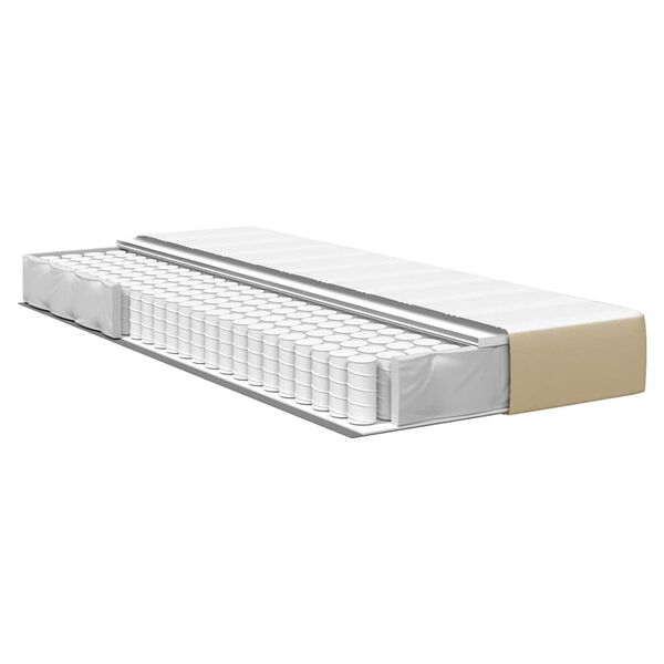 vidaXL Colch&atilde;o de Cama com colch&atilde;o S&aacute;lvia 100 x 200 cm tecido