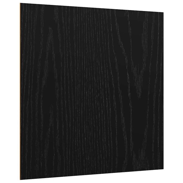 vidaXL Pain&eacute;is de Decora&ccedil;&atilde;o 50 pcs Carvalho Preto 30 x 30 x 0,27 cm