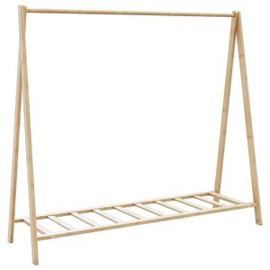vidaXL Roupeiro com prateleiras 106x34x102 cm bambu