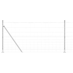 vidaXL Poste de Cerca Galvanizado 25 x 1,2 m A&ccedil;o