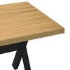 vidaXL Mesa de jantar NOAIN Pernas em forma X 180x90x75cm pinho maci&ccedil;o
