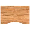 vidaXL Tampo de mesa retangular 80x50x2,5 cm carvalho castanho-claro