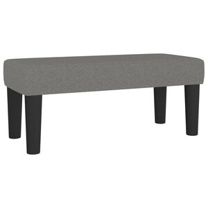 vidaXL Banco 70x30x30 cm tecido cinzento-escuro