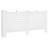 vidaXL Coberturas de radiador 2 pcs 172x19x81,5 cm MDF branco