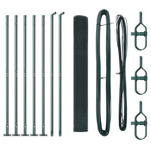 vidaXL Poste de Cerca Verde