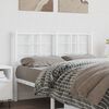 vidaXL Cabeceira de substitui&ccedil;&atilde;o 120 cm metal branco