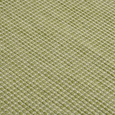 vidaXL Tapete de tecido plano para exterior 80x150 cm verde