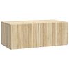 vidaXL Gabinete de TV de Parede Carvalho Sonoma 78,5 x 41 x 30 cm
