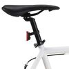 vidaXL Bicicleta de mudan&ccedil;as fixas 700c 55 cm branco e azul