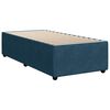 vidaXL Cama boxspring com colch&atilde;o 80x200 cm veludo azul