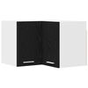 vidaXL Arm&aacute;rio suspenso Carvalho Preto e Branco 57 x 57 x 40 cm
