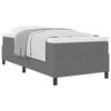vidaXL Cama Box Cinza Claro e Branco 90 x 200 cm
