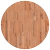 vidaXL Tampo de mesa redondo &Oslash;70x1,5 cm madeira de faia maci&ccedil;a
