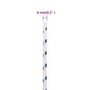 vidaXL Corda de barco 6 mm 250 m polipropileno branco