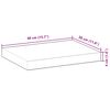 vidaXL Tampo de mesa retangular 40x30x4 cm madeira de ac&aacute;cia maci&ccedil;a