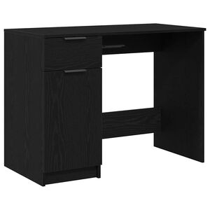 vidaXL Mesa Carvalho Preto Derivados de Madeira 100 x 50 x 75 cm