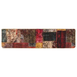 vidaXL Passadeira MARSA Multicolor 80 x 350 cm Poli&eacute;ster e PVC