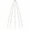 vidaXL Cord&atilde;o de luzes &aacute;rvore de Natal 180 luzes LED 180 cm colorido
