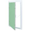 vidaXL Painel de Acesso Verde e Prata 30 x 45 cm Alum&iacute;nio e Gesso