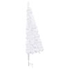 vidaXL &Aacute;rvore de Natal artificial de canto 240 cm PVC branco