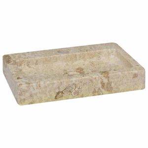 vidaXL Lavat&oacute;rio de parede 38x24x6,5 cm m&aacute;rmore cor creme
