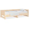 vidaXL Estrutura sof&aacute;-cama de puxar 2x(90x200) cm pinho maci&ccedil;o