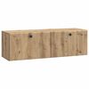 vidaXL Gabinete de TV de Parede Carvalho Arttisan 98 x 31 x 30 cm