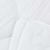 vidaXL Duvet com Travesseiros com travesseiro 3 pcs Branco Microfibra