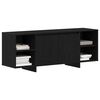 vidaXL Gabinete para TV Carvalho Preto 120 x 30 x 40,5 cm