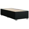 vidaXL Cama com molas/colch&atilde;o 80x200 cm tecido preto