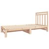 vidaXL Estrutura sof&aacute;-cama de puxar 2x(90x190) cm pinho maci&ccedil;o